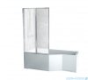 Besco Integra 170x75cm wanna lewa + parawan 2-skrz + obudowa + syfon #WAI-170-PL2/#OAI-170-NS/19975
